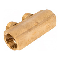 Коллектор ДТРД ВР 1 на 2 выхода НР 1/2, межосевое 35 мм 410330