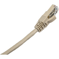 Шнур NIKOMAX, F/UTP 4 пары, Кат.5e, 7х0,165мм, PVC, серый, 0,15м NMC-PC4SD55B-001-GY