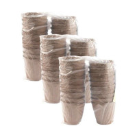 Набор торфяных горшочков ЛЕТО диам. 110 мм, высота 100 мм, 20х3 шт. 91979