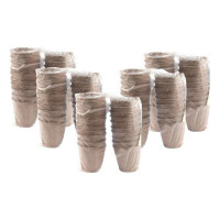 Набор торфяных горшочков ЛЕТО диам. 80 мм, высота 80мм, 20х5 шт. 91983