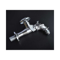 Сливной латунный кран для хамама BRONZE DE LUXE насадка-рассекатель, хром 21601