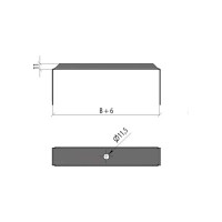 Скоба для подвеса на шпильке Система КМ 100 мм INOX304 LO6572 SPS100 INOX304