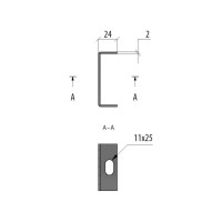 Потолочный подвес для шпильки Система КМ INOX304 LO6314 PS INOX304