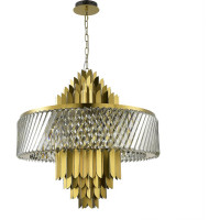 Подвесная люстра ST luce латунь/прозрачный e14 13x40w, SL1635.303.13