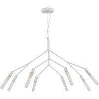 Подвесной светильник Evoluce, белый g9 8x5w, SLE1129-503-08