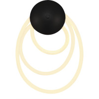 Настенный светильник ST luce, черный/белый led 1x30w 3000k, SL6102.411.30