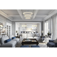 Подвесная люстра ST luce хром/хром led, 3x95w 3000k, SL6008.103.03