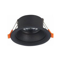 Встраиваемый светильник ALMA LIGHT (комплект 4шт) черный, матовый gu10 1x50w ip20 l95xw95xh25, без лампы, ALD00124BK-MK1-GU10.1x50W_4