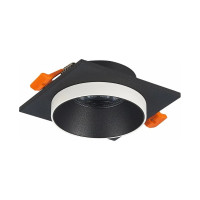 Встраиваемый светильник ALMA LIGHT (комплект 4шт) черный, матовый gu10 1x50w ip20 l92xw92xh41, без лампы, ALD00129BW-SQ-GU10.1x50W_4