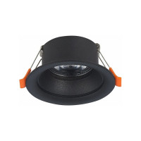 Встраиваемый светильник ALMA LIGHT (комплект 4шт) черный, матовый gu10 1x50w d89xh40, без лампы, ALD00121BK-MK1-GU10.1x50W_4