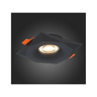 Встраиваемый светильник ALMA LIGHT черный, матовый gu10 1x50w l95xw95xh25, без лампы, AL9007DW01BK