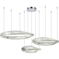 Подвесной светильник ST luce хром/прозрачный led 1x97w 4000k, SL6204.111.03