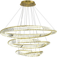 Подвесной светильник ST luce латунь/прозрачный led 1x97w 4000k, SL6204.301.03