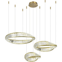 Подвесной светильник ST luce латунь/прозрачный led 1x97w 4000k, SL6204.311.03