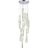 Подвесной светильник ST luce хром/прозрачный led 1x99w 3000k, SL6205.103.09