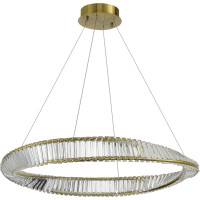 Подвесной светильник ST luce латунь/прозрачный led 1x58w 4000k, SL6204.321.01
