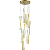 Подвесной светильник ST luce латунь/прозрачный led 1x99w 3000k, SL6205.303.09