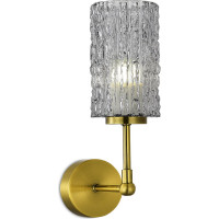 Настенный светильник (бра) ST luce латунь/дымчатый e27 1x60w, SL1240.301.01