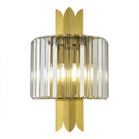 Настенный светильник (бра) ST luce латунь/прозрачный e14 2x40w, SL1635.301.02
