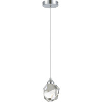 Подвесной светильник ST luce хром/прозрачный led 1x3w 3000k, SL6114.103.01