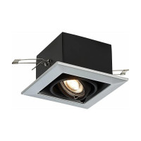 Встраиваемый светильник ALMA LIGHT черный, gu10, 1x50w, l126xw126xh70, без лампы, ALD00163BY-MK1-GU10.1x50W