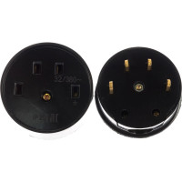 Разъем для плиты Smartbuy 32А 380В 3P+PE ОУ карболитовый черный SBE-IS1-380-C