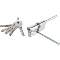 Цилиндровый механизм под вертушку CISA дл. шток ASIX OE307-07.12 60 мм/25+10+25, НИКЕЛЬ 23909