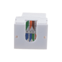 Модуль Keystone, NIKOMAX Кат.5e, RJ45/8P8C NMC-KJUD2-VI-WT