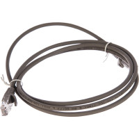Шнур NIKOMAX U/UTP 4 пары, Кат.5e, 2хRJ45/8P8C, T568B, 7x0,175мм, LSZH, серый, 1,5м NMC-PC4UD55B-ES-015-C-GY