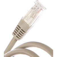 Шнур NETLAN U/UTP 4 пары, категория 6, PVC, серый, 1м, 10шт. EC-PC4UE55B-BC-PVC-010-GY-10