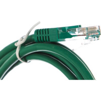 Шнур NETLAN U/UTP 4 пары, категория 5e, PVC, зеленый, 2м, 10шт. EC-PC4UD55B-BC-PVC-020-GN-10