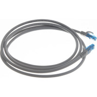 Шнур NIKOMAX U/UTP 4 пары, категория 6, 2хRJ45/8P8C, серый, 2м NMC-PC4UE55B-ES-020-C-GY