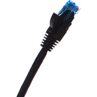 Шнур NIKOMAX U/UTP 4 пары, категория 6, 2хRJ45/8P8C, черный, 0,3м NMC-PC4UE55B-003-C-BK