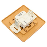 1-клавишный выключатель Systeme Electric BLANCA, скрытой установки, 10А, 250B, ясень BLNVS010105