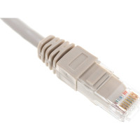 Шнур NIKOMAX, U/UTP 4 пары, Категория 5e, 7х0,205мм, PVC, серый, 0,15м NMC-PC4UD55B-001-GY