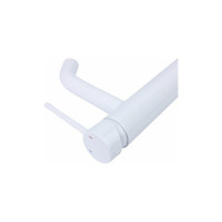 Смеситель на раковину высокий Bronze de Luxe СКАНДИ белый глянцевый 1452W