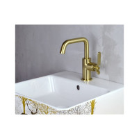 Смеситель для раковины Bronze de Luxe 1760's матовое золото 1178CG