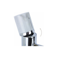 Смеситель на раковину Bronze de Luxe ФОКУС хром/мрамор 24601CM