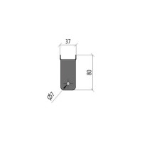 Скоба для подвеса на шпильке Система КМ 100 мм INOX304 LO6572 SPS100 INOX304
