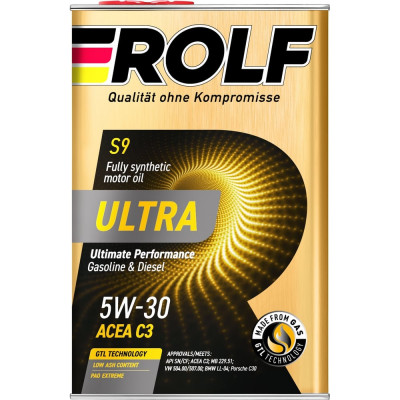 Моторное масло Rolf Rolf 3-synthetic 5w-30, c3, sn/cf 322936