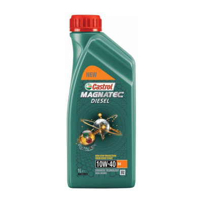 Полусинтетическое моторное масло Castrol Magnatec Diesel 10w40 B4 DUALOCK 15CA2F