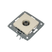 ТВ розетка Legrand Cariva звезда 1.5 дБ 2400 МГц слоновая кость 773778