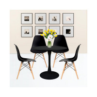 Стол BRADEX Tulip черный, 90см FR 0221