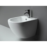 Подвесное биде Ceramicanova METROPOL Rimless, 1 отверстие под смеситель, с крепежом CN4003