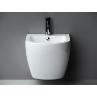 Подвесное биде Ceramicanova METROPOL Rimless, 1 отверстие под смеситель, с крепежом CN4003