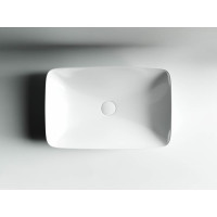 Накладной умывальник чаша Ceramicanova FORM прямоугольная 590х400х140 мм CN2003