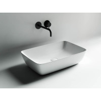 Накладной умывальник чаша Ceramicanova FORM прямоугольная 590х400х140 мм CN2003