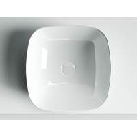 Накладной умывальник чаша Ceramicanova Element квадратная, 400х400х140 мм CN5006