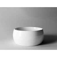 Накладной умывальник чаша Ceramicanova Element круглая, 395х395х155 мм CN6001
