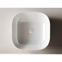 Умывальник чаша Ceramicanova Element накладная, квадратная 415х415х145 мм CN6010